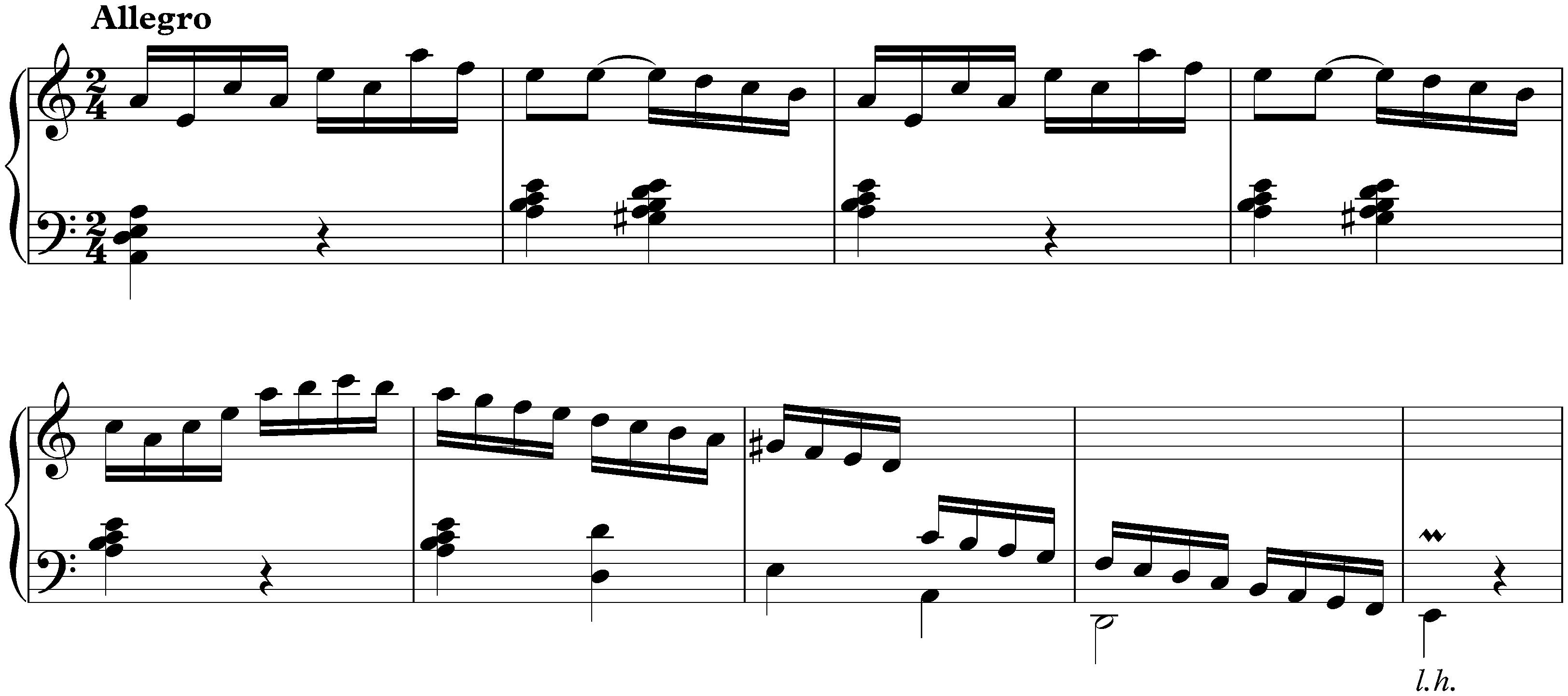 Sonata in A minor, K. 175