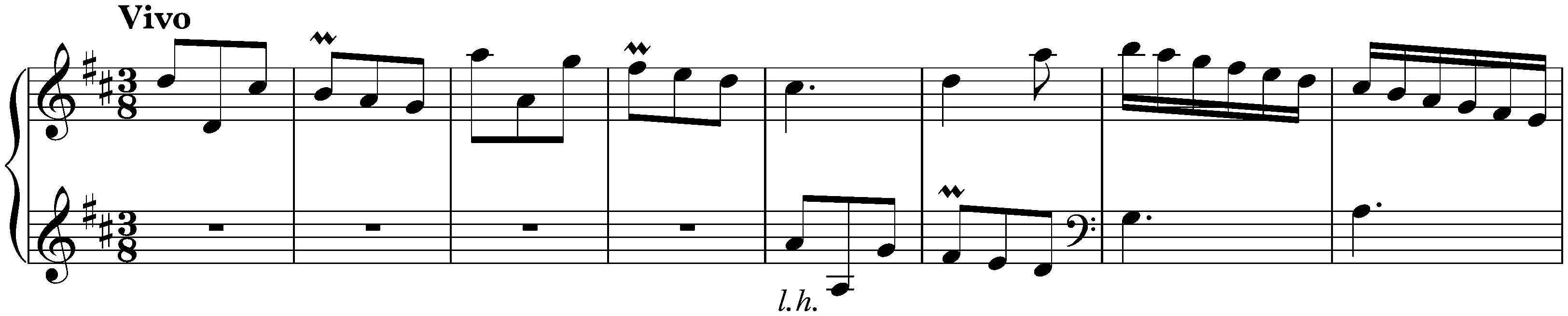 Sonata in D major, K. 178