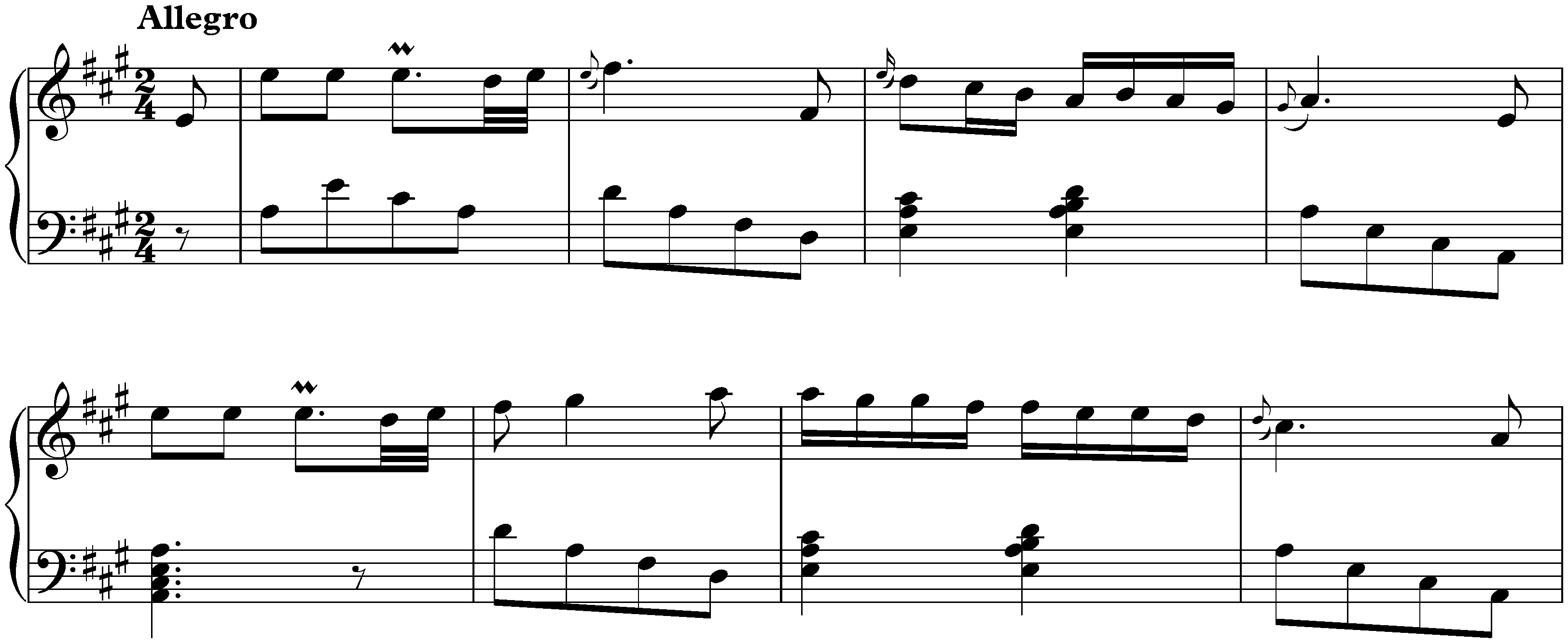 Sonata in A major, K. 181