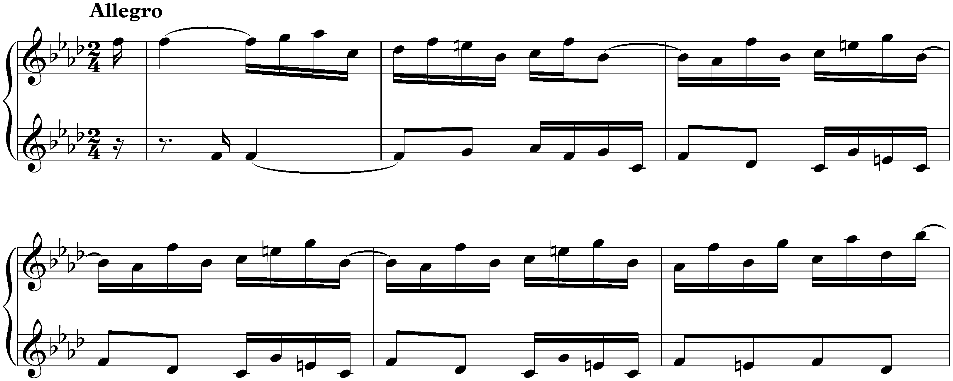 Sonata in F minor, K. 183
