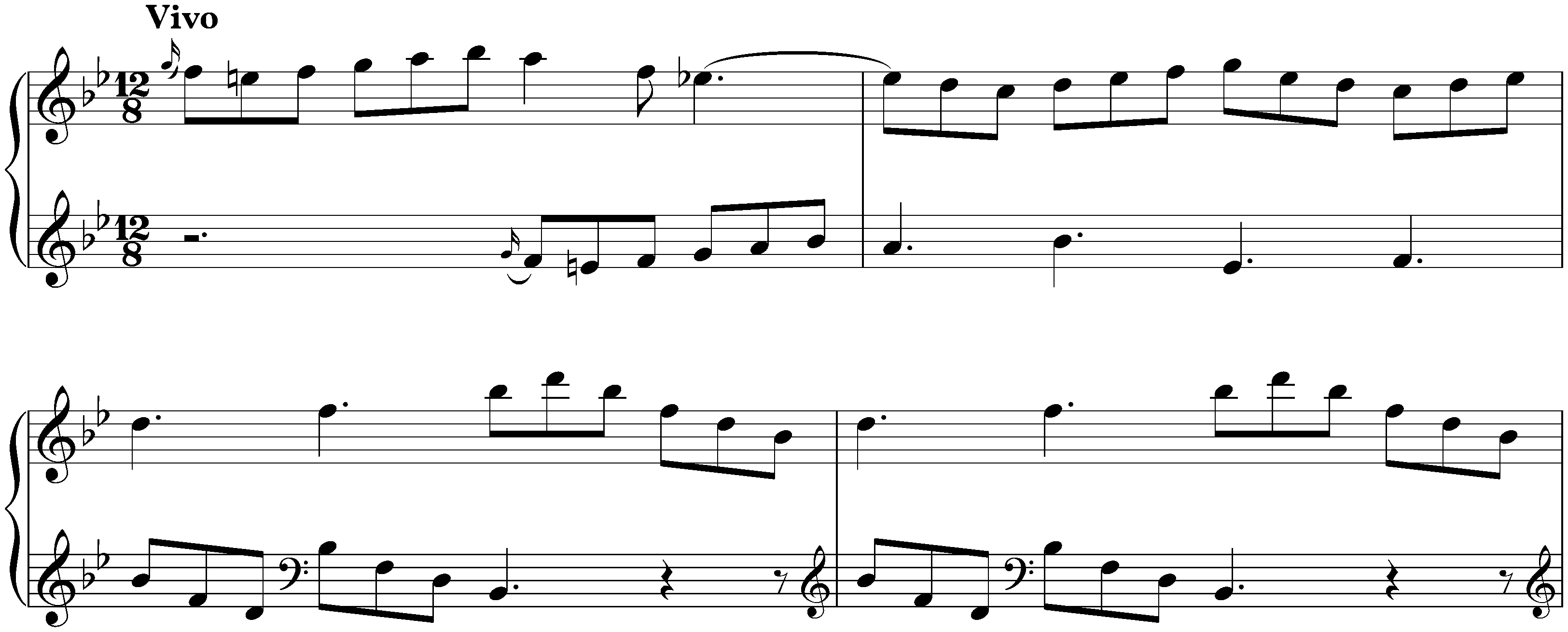 Sonata in B-flat major, K. 190