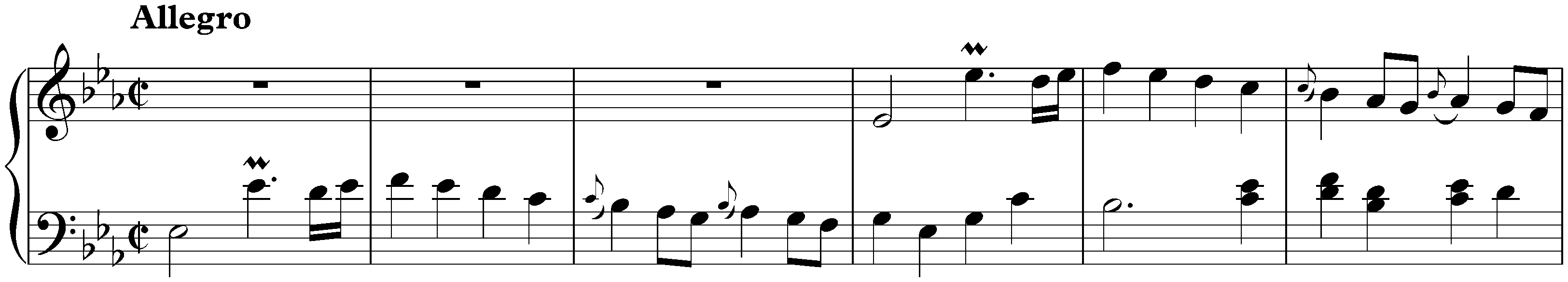 Sonata in E-flat major, K. 192