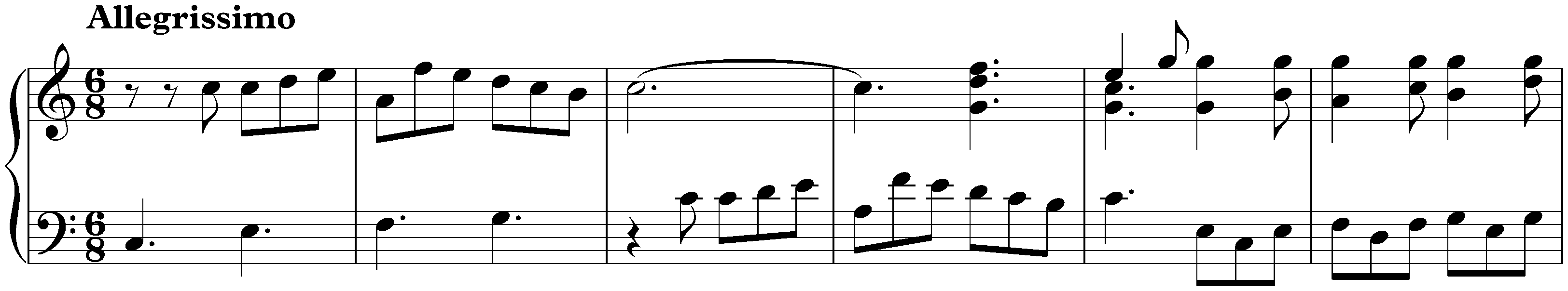 Sonata in F minor, K. 204a