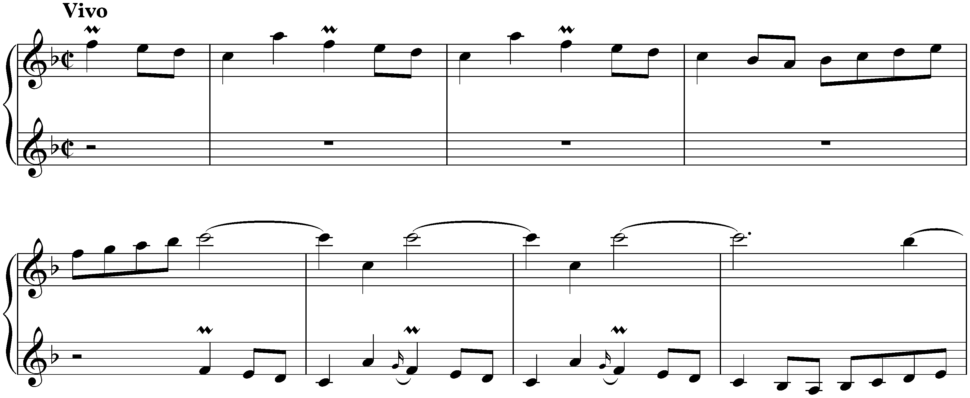 Sonata in F major, K. 205
