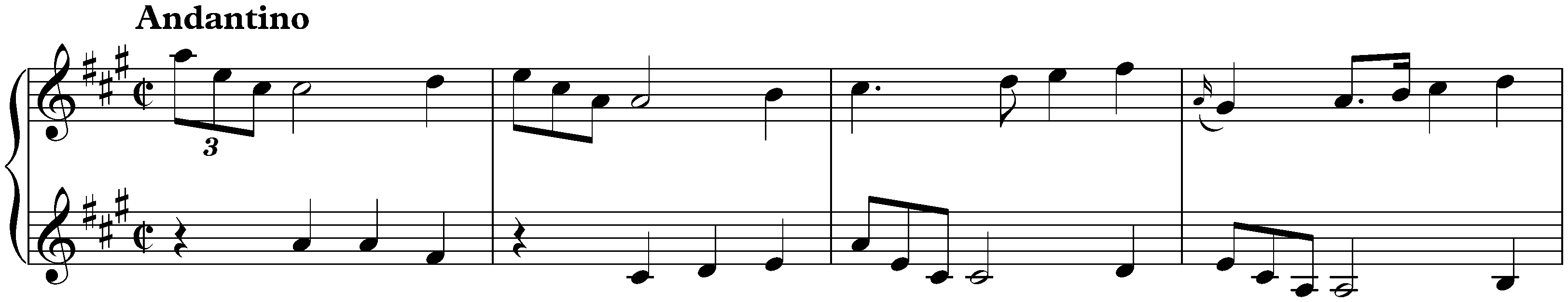 Sonata in A major, K. 211