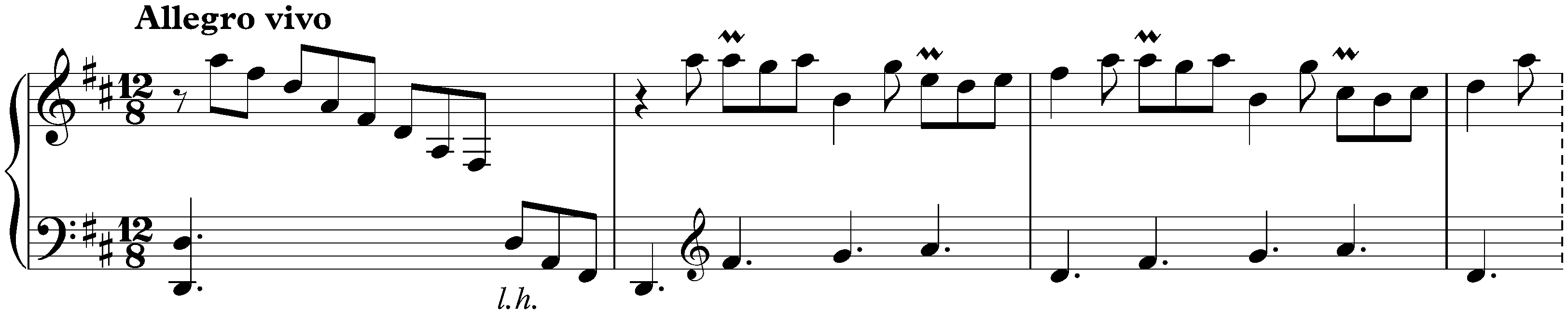 Sonata in D major, K. 214