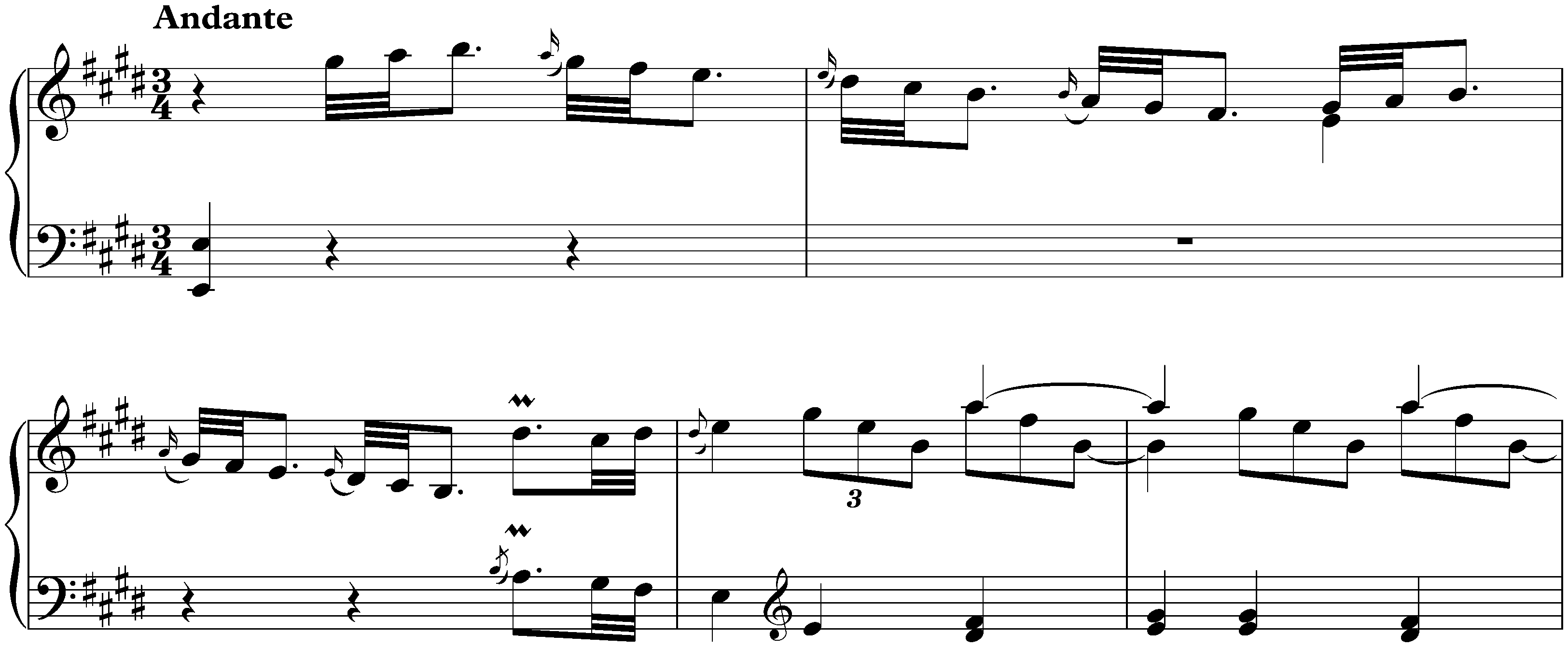 Sonata in E major, K. 215