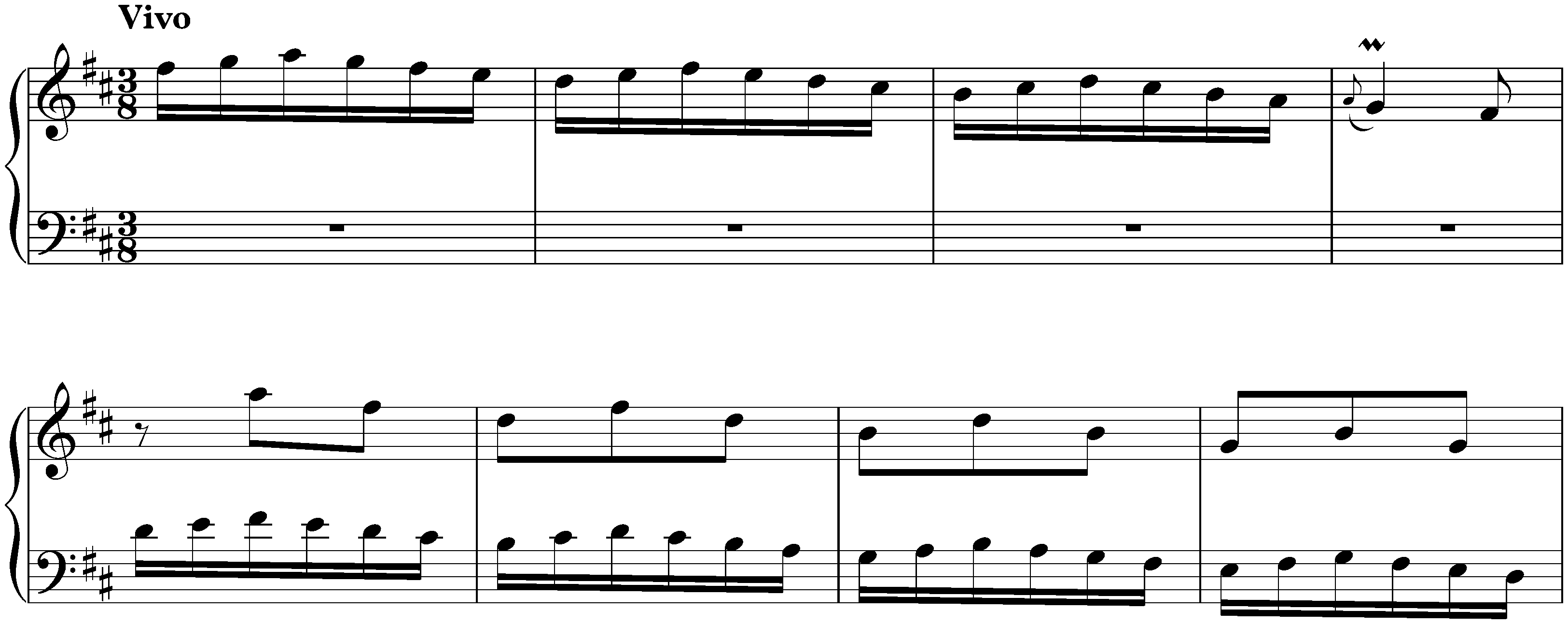 Sonata in D major, K. 224