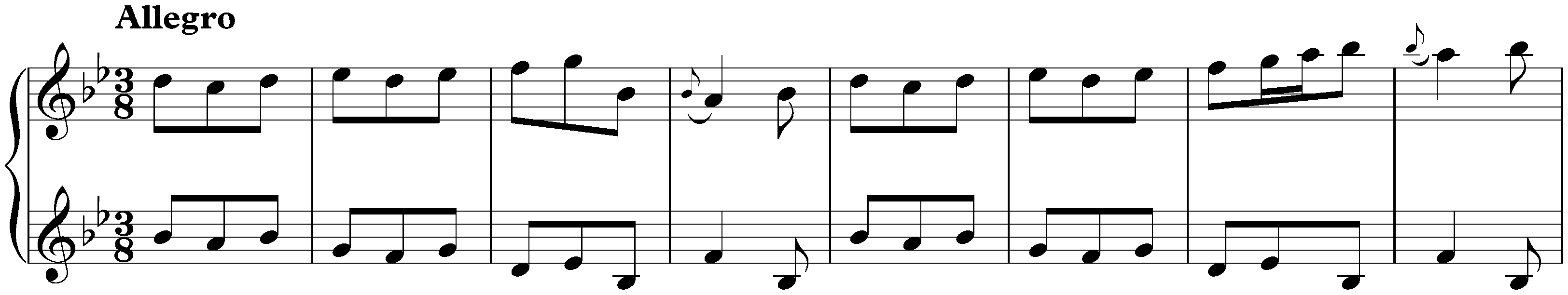 Sonata in B-flat major, K. 228