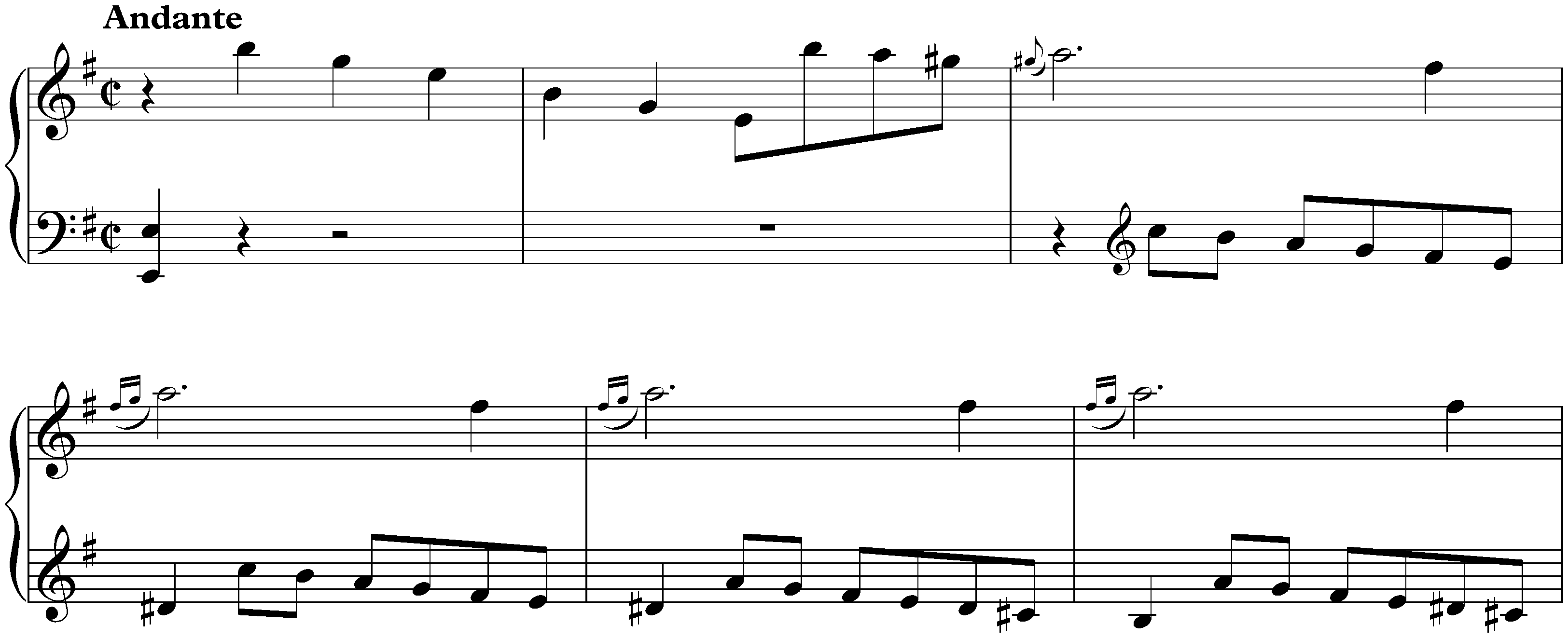 Sonata in E minor, K. 232