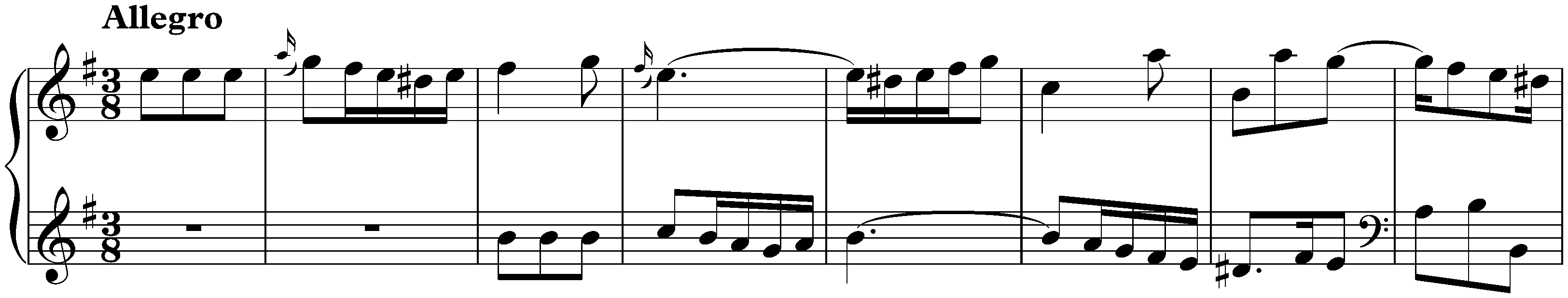 Sonata in E minor, K. 233