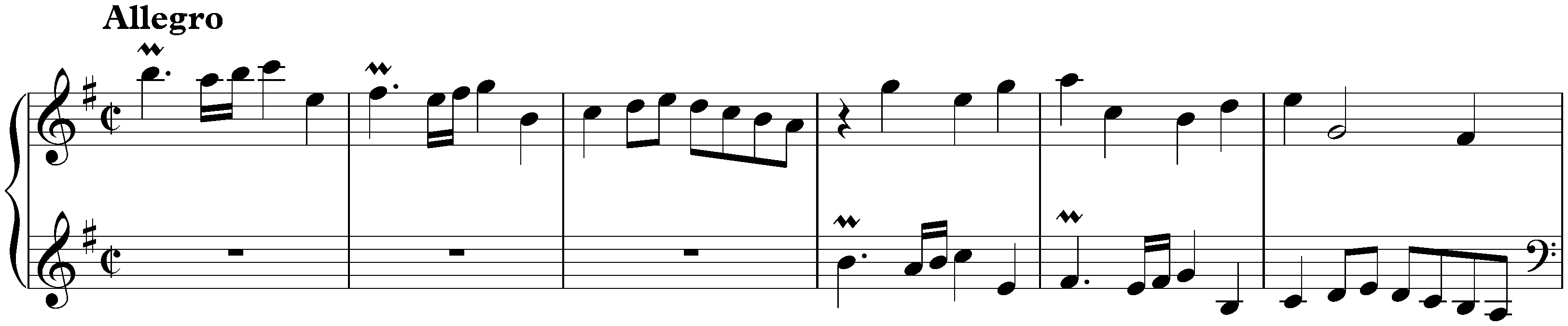 Sonata in G major, K. 240