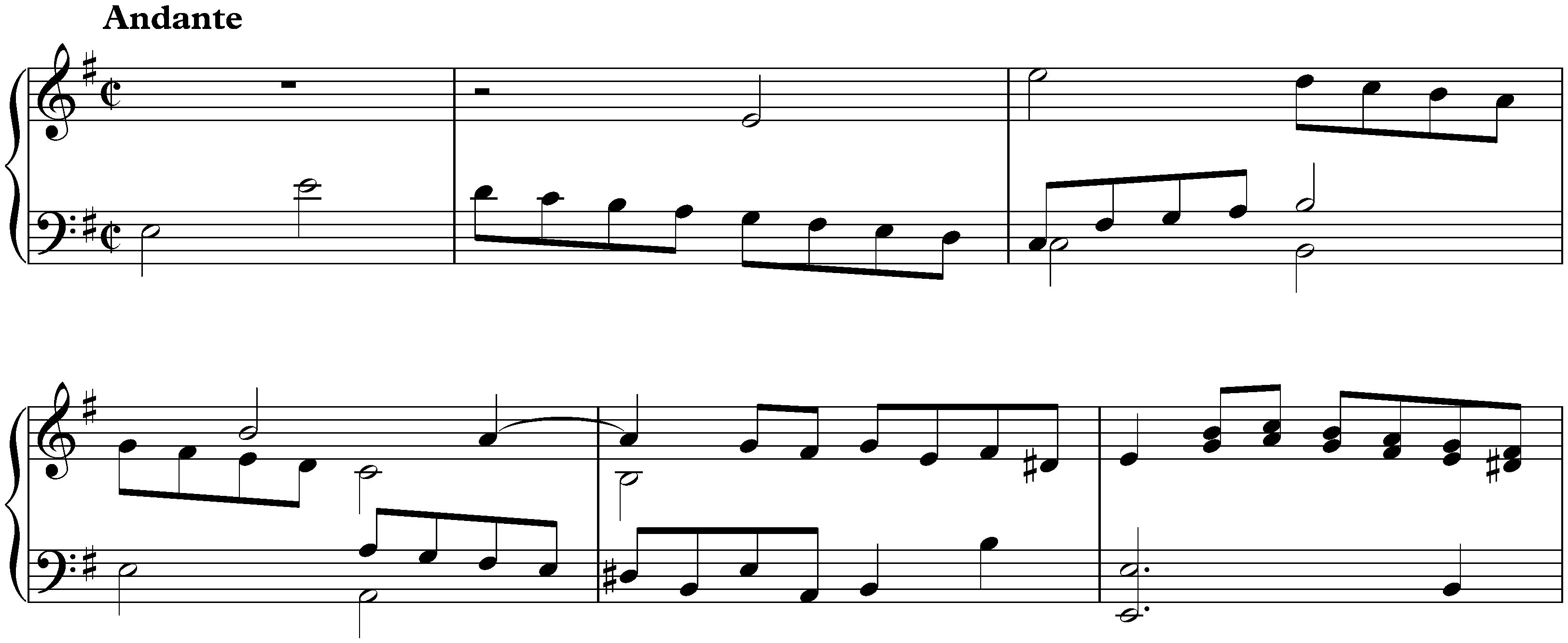 Sonata in E minor, K. 263