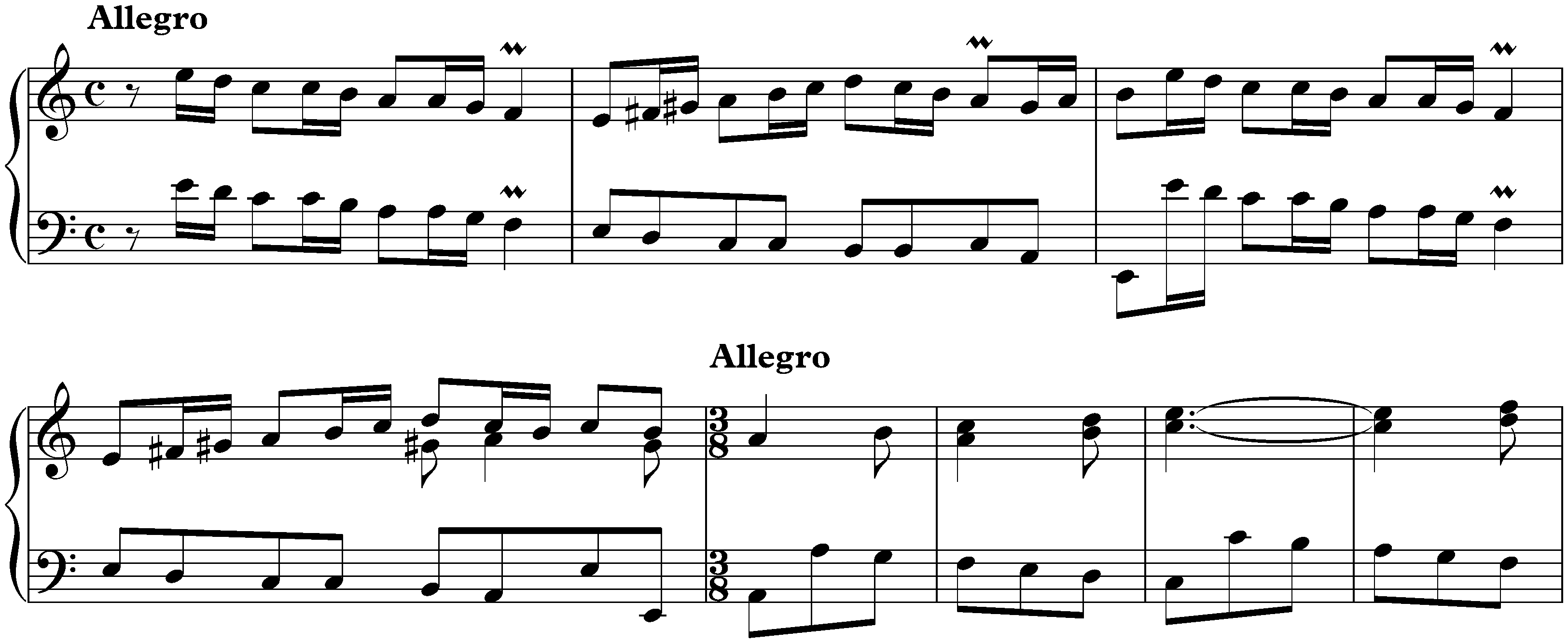 Sonata in A minor, K. 265