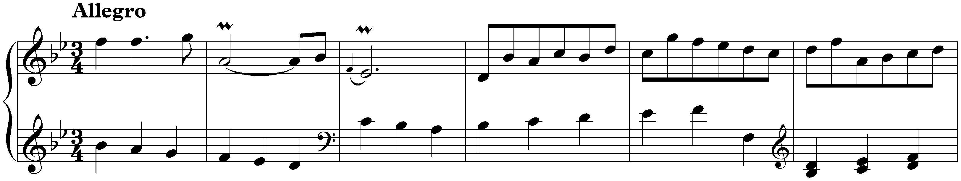 Sonata in B-flat major, K. 267