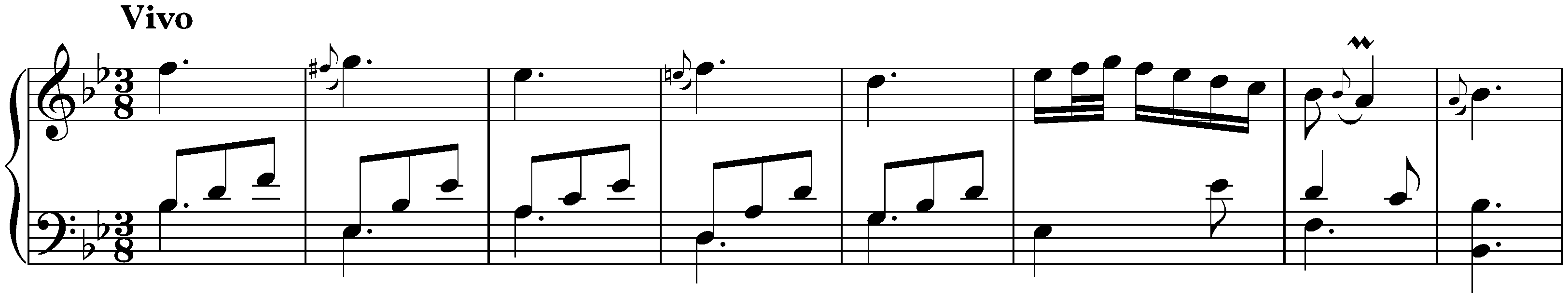 Sonata in B-flat major, K. 273