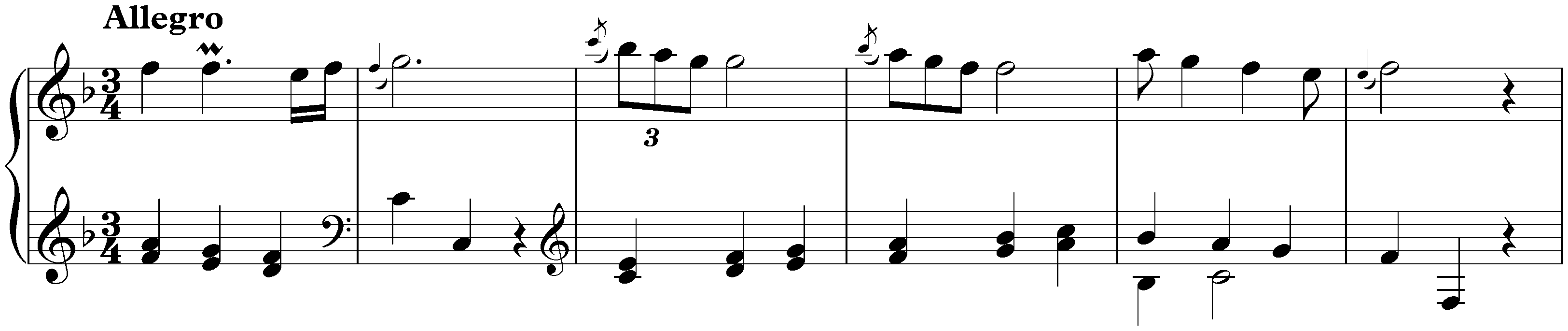 Sonata in F major, K. 275