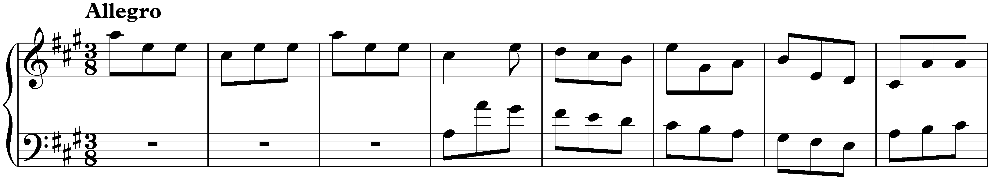 Sonata in A major, K. 280