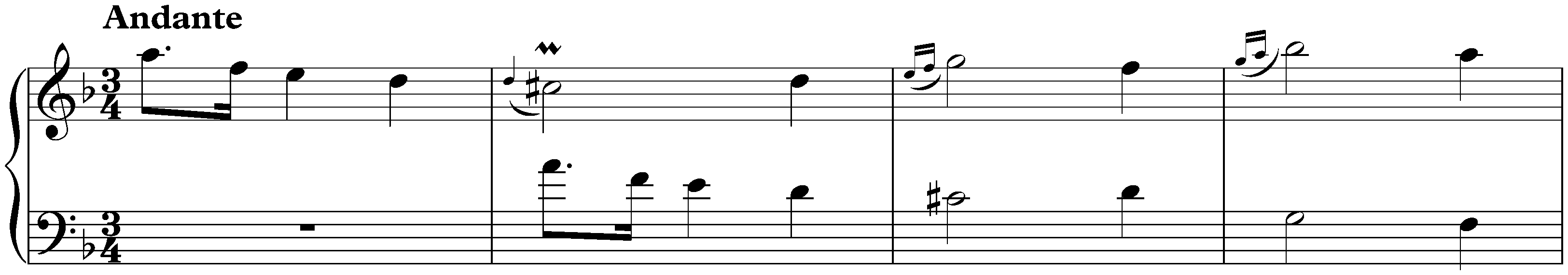 Sonata in D major, K. 282