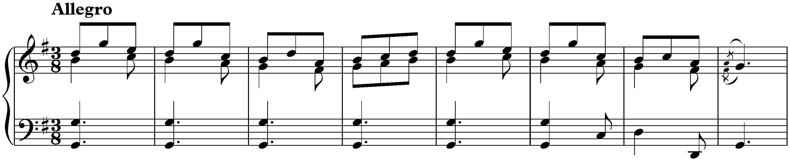 Sonata in G major, K. 284