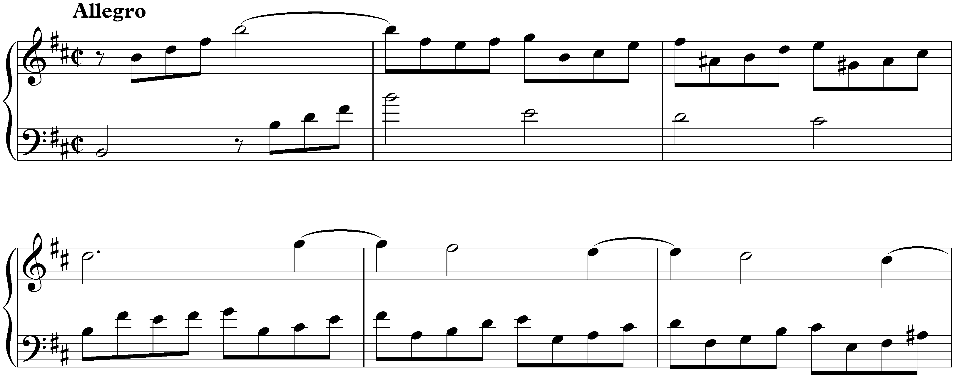 Sonata in B minor, K. 293