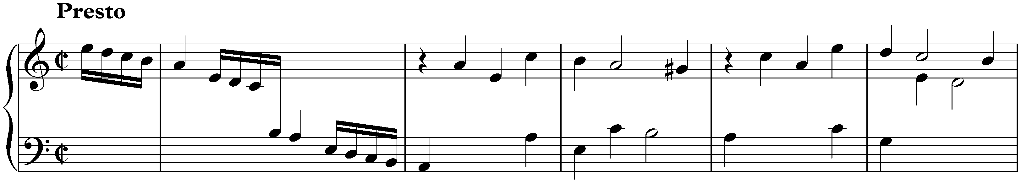 Sonata in A minor, K. 3