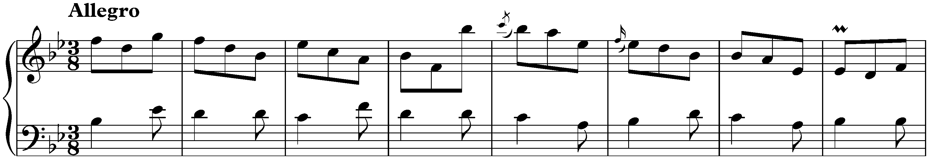 Sonata in B-flat major, K. 311
