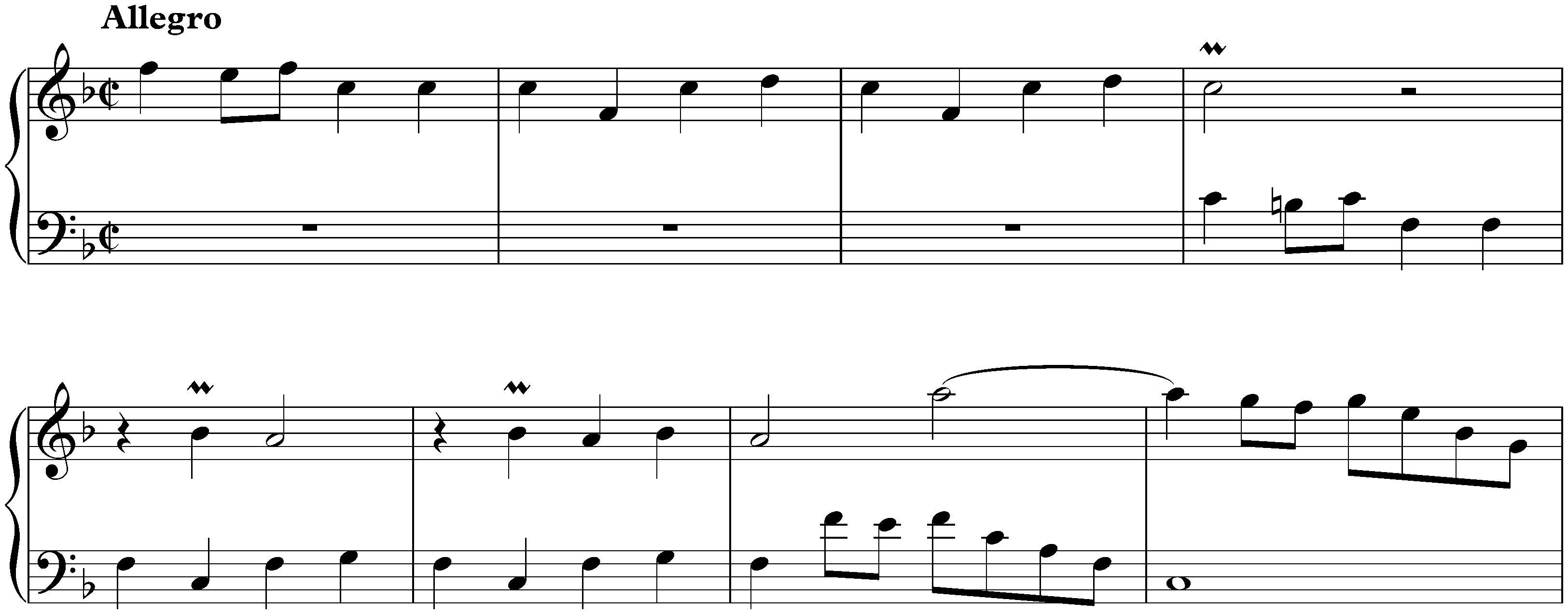 Sonata in F major, K. 316