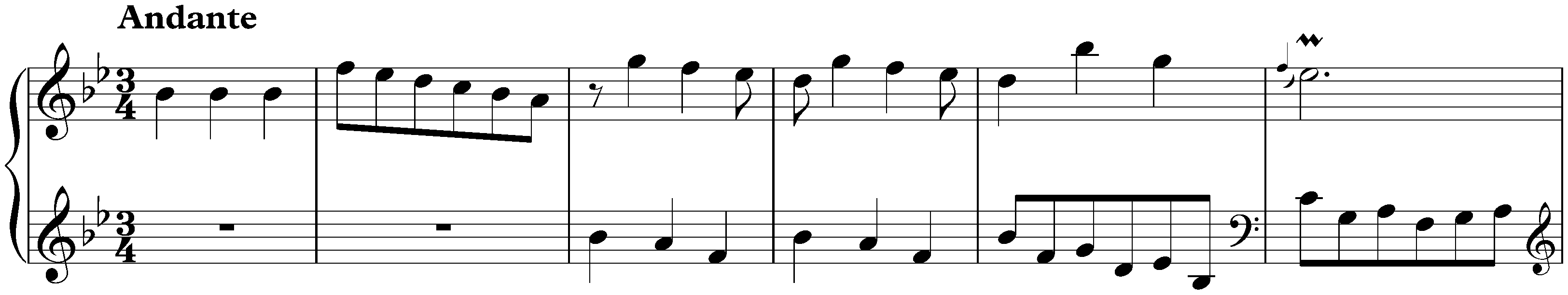 Sonata in B-flat major, K. 331