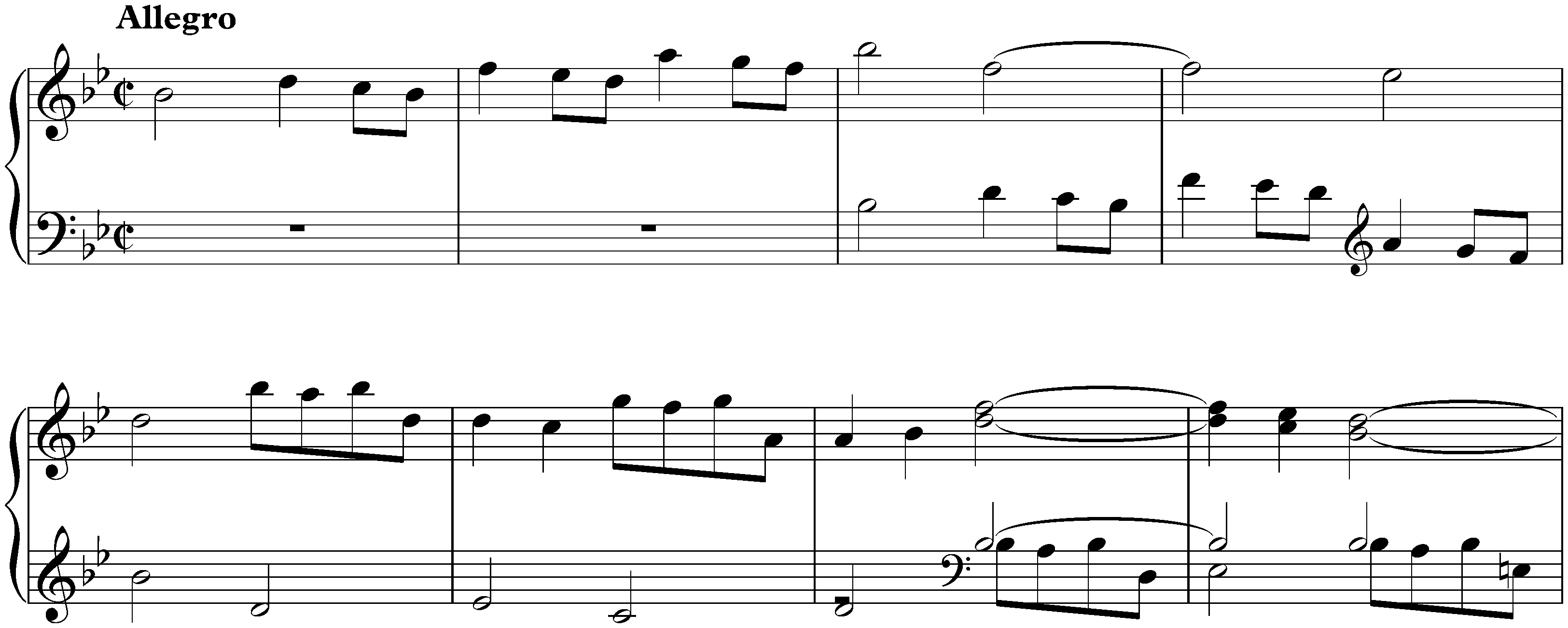 Sonata in B-flat major, K. 332