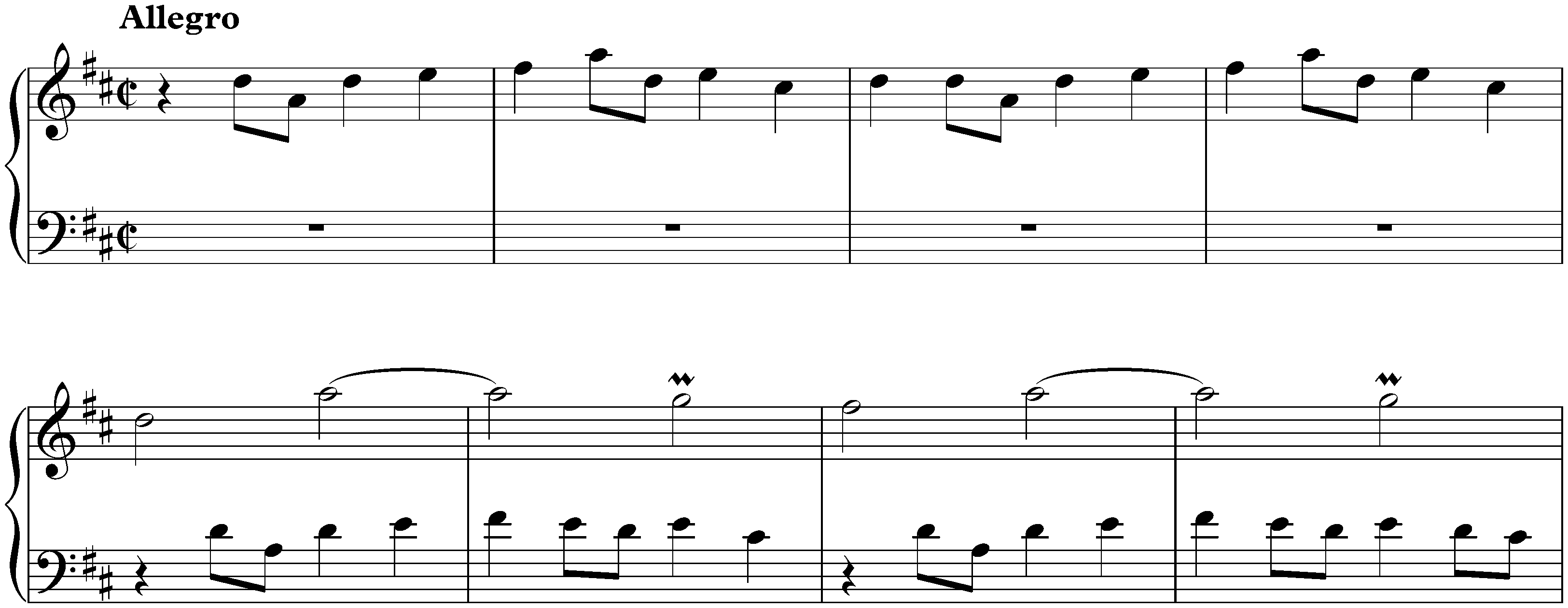 Sonata in D major, K. 335