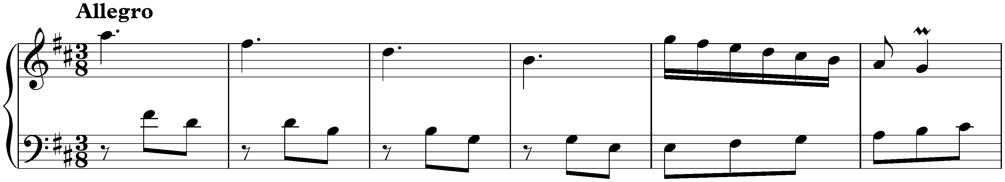 Sonata in D major, K. 336