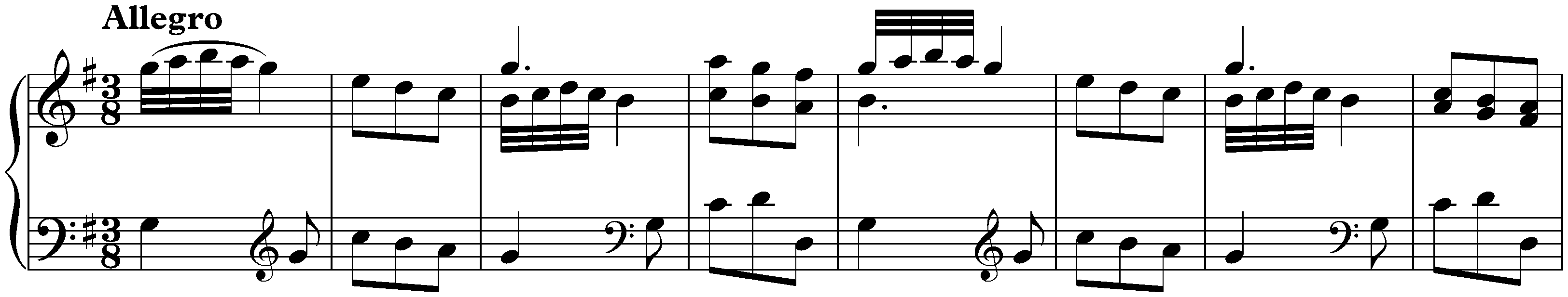 Sonata in G major, K. 338