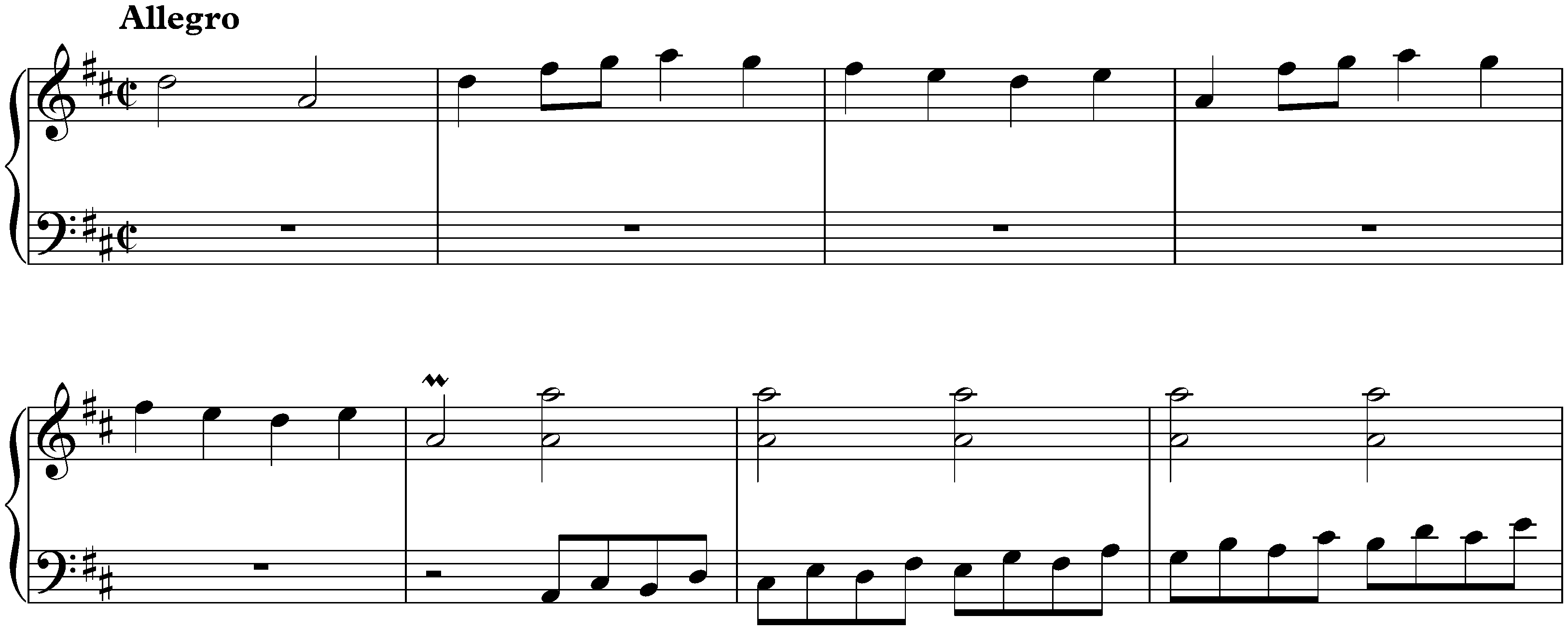 Sonata in D major, K. 345
