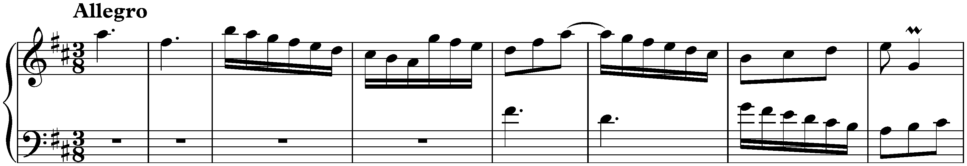 Sonata in D major, K. 346