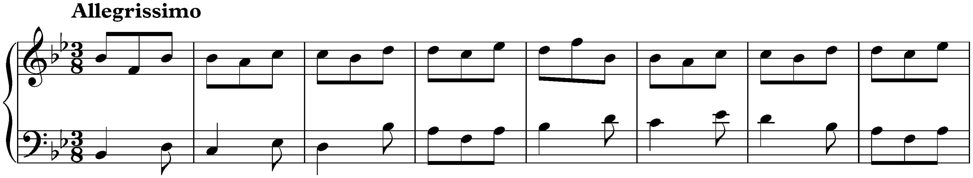 Sonata in B-flat major, K. 351