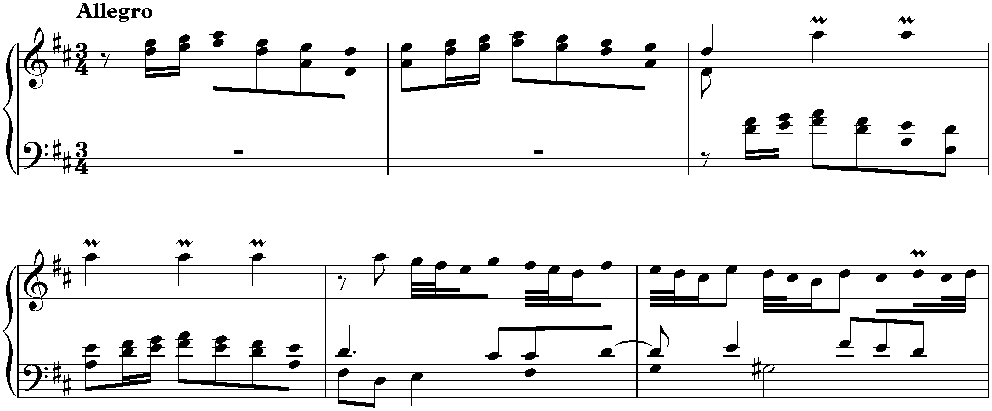 Sonata in D major, K. 358