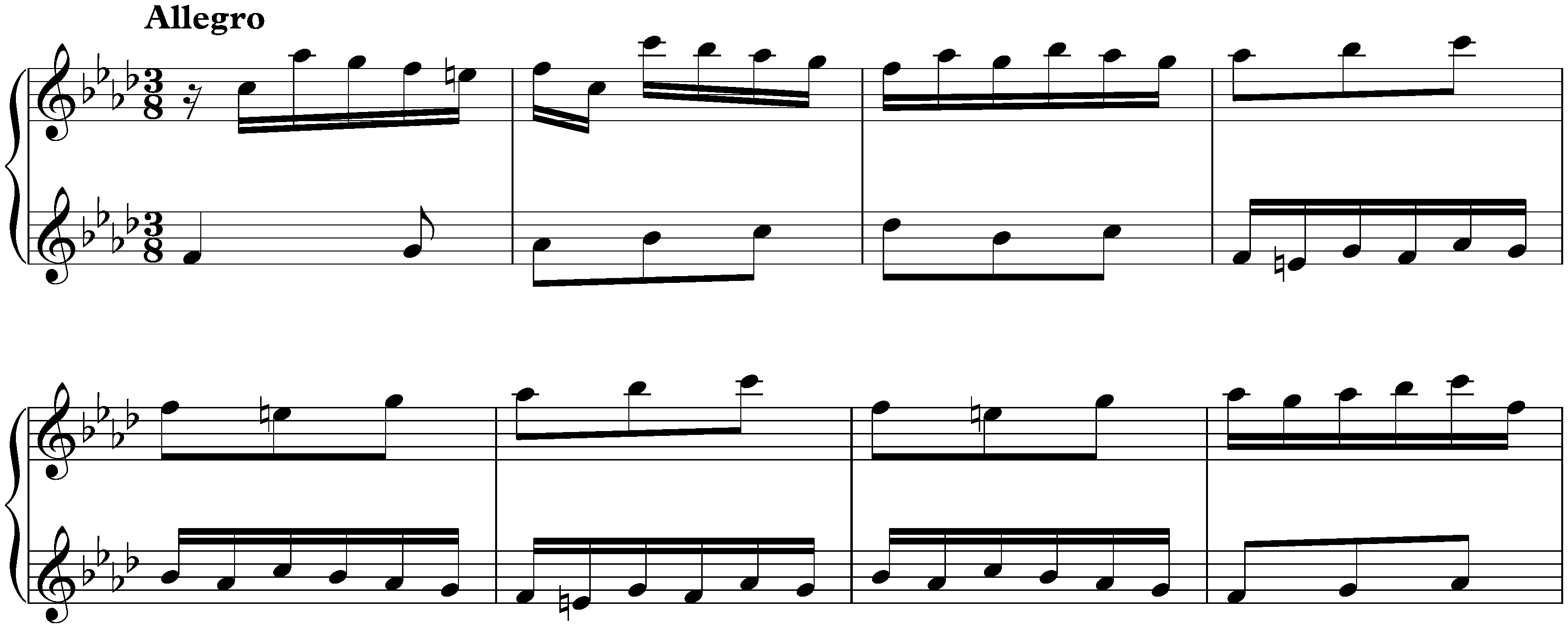 Sonata in F minor, K. 365