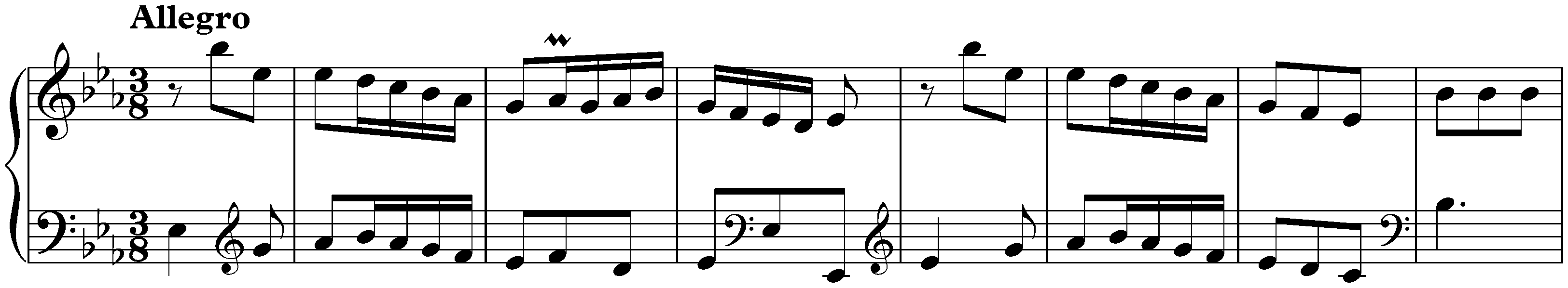 Sonata in E-flat major, K. 371