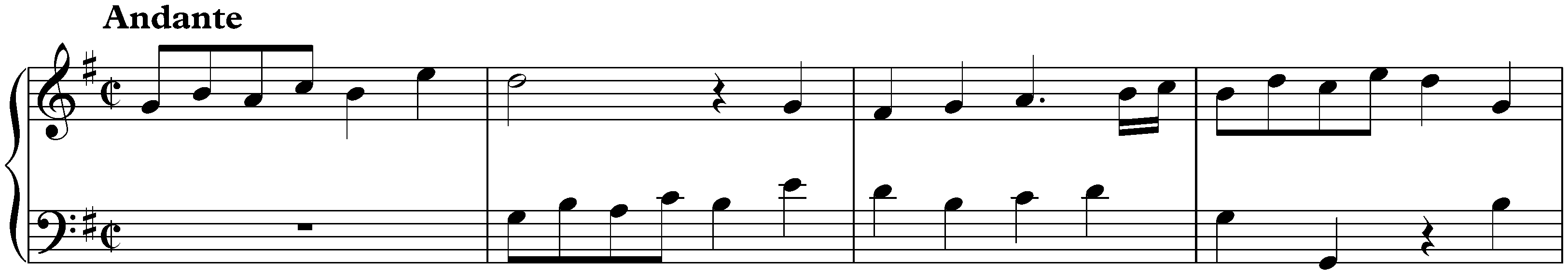 Sonata in G major, K. 374