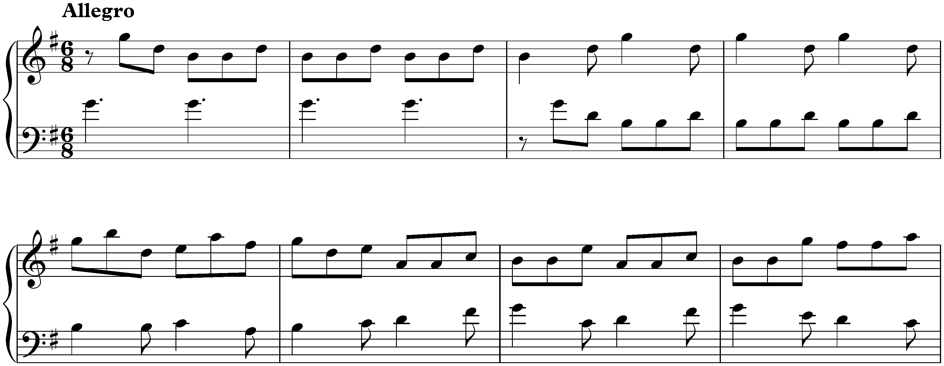 Sonata in G major, K. 375