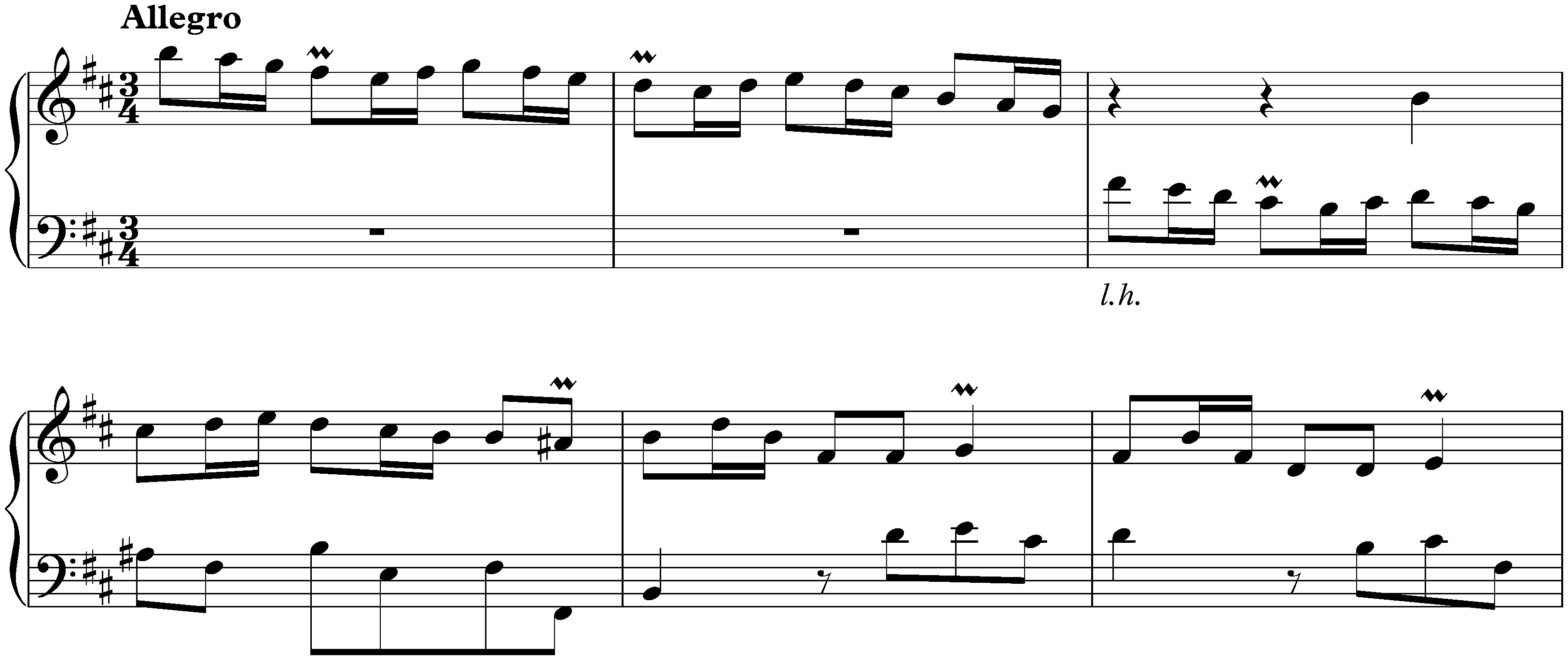 Sonata in B minor, K. 376