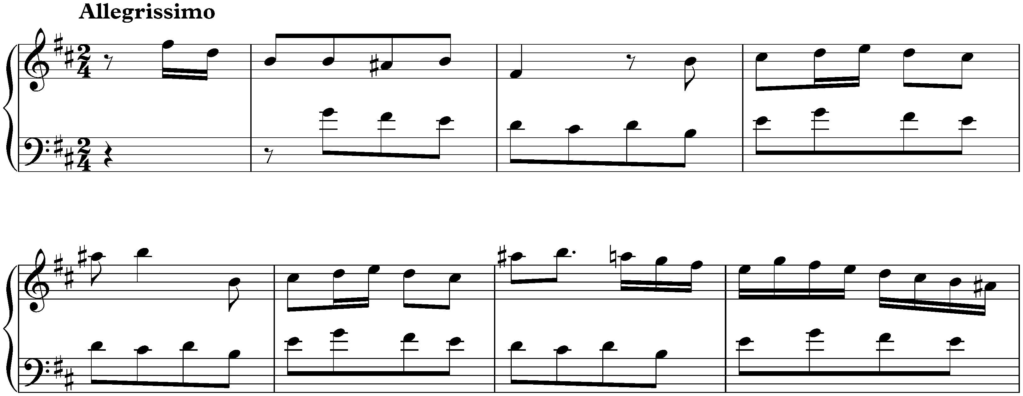 Sonata in B minor, K. 377