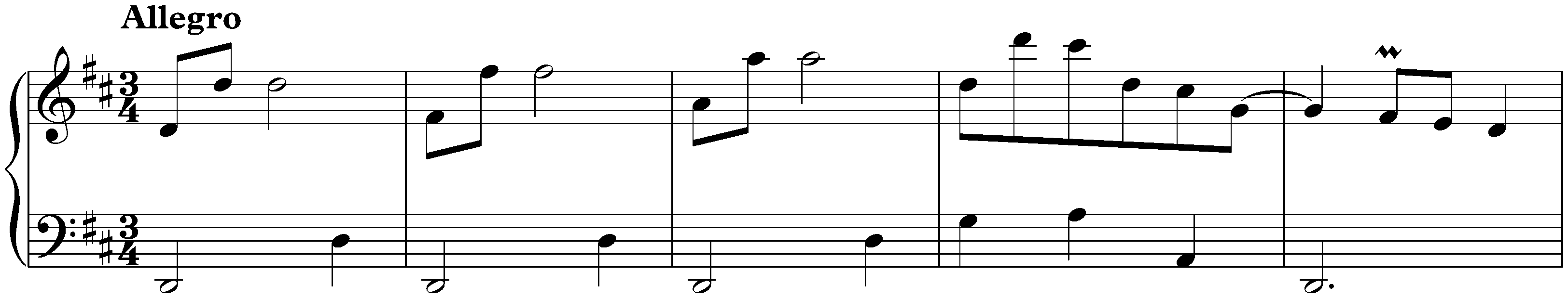 Sonata in D major, K. 389