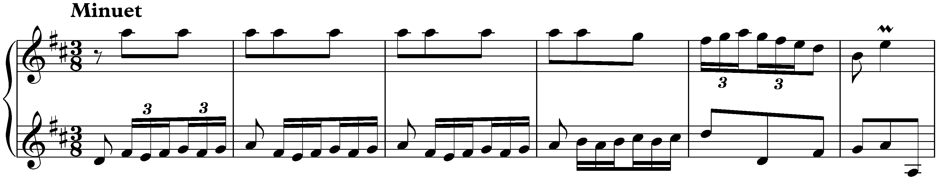 Sonata in D major, K. 397
