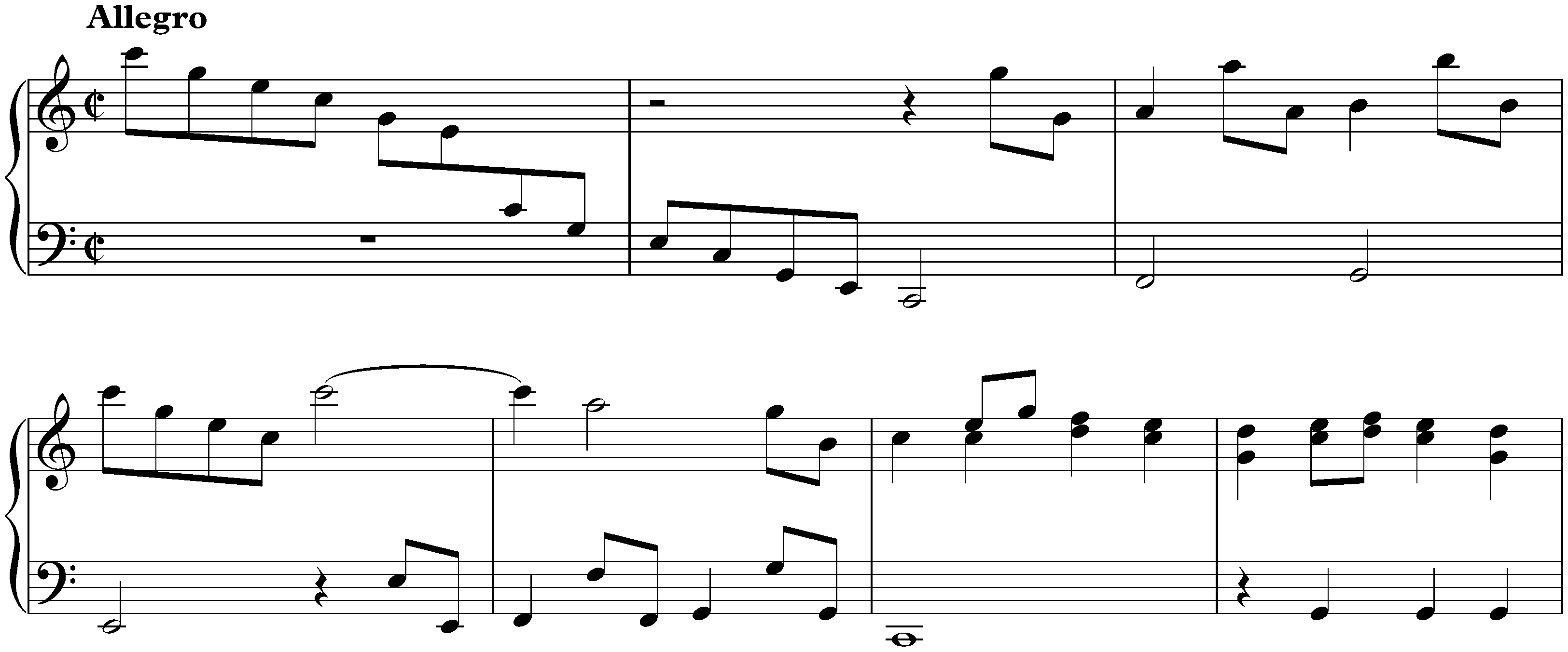 Sonata in C major, K. 406