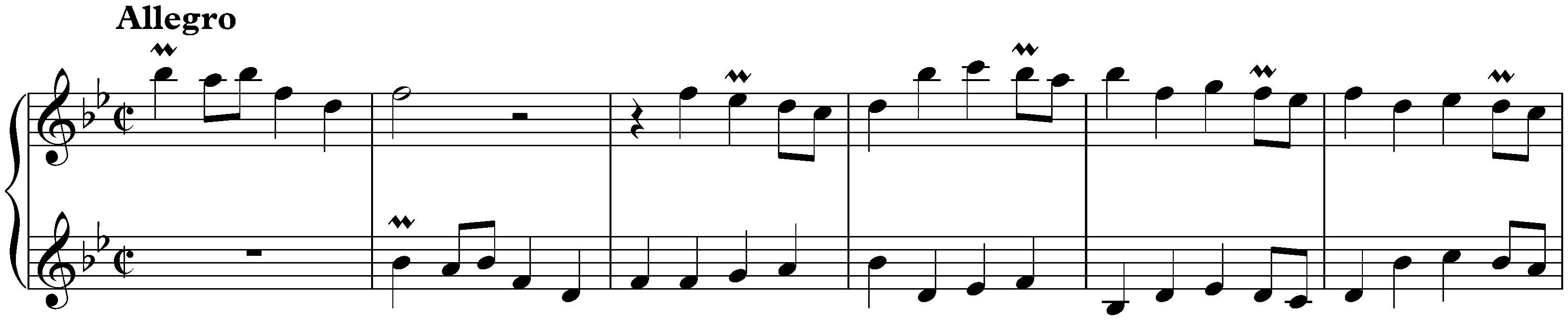 Sonata in B-flat major, K. 410