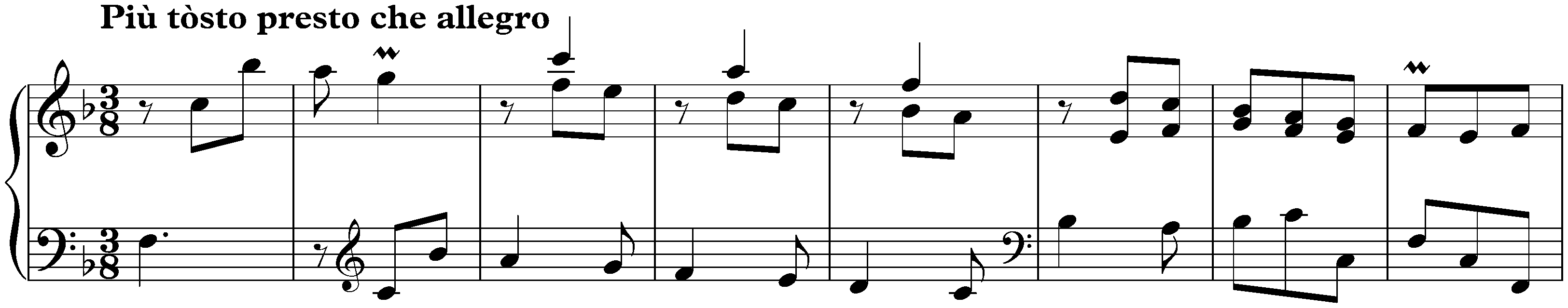 Sonata in F major, K. 419