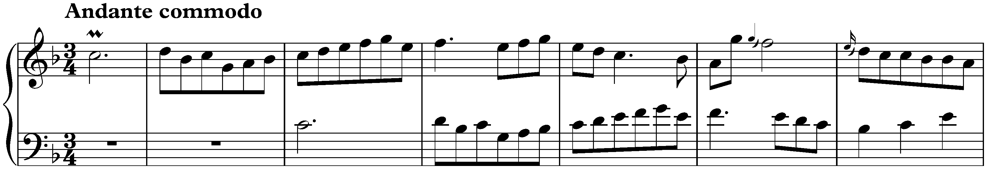 Sonata in F major, K. 437
