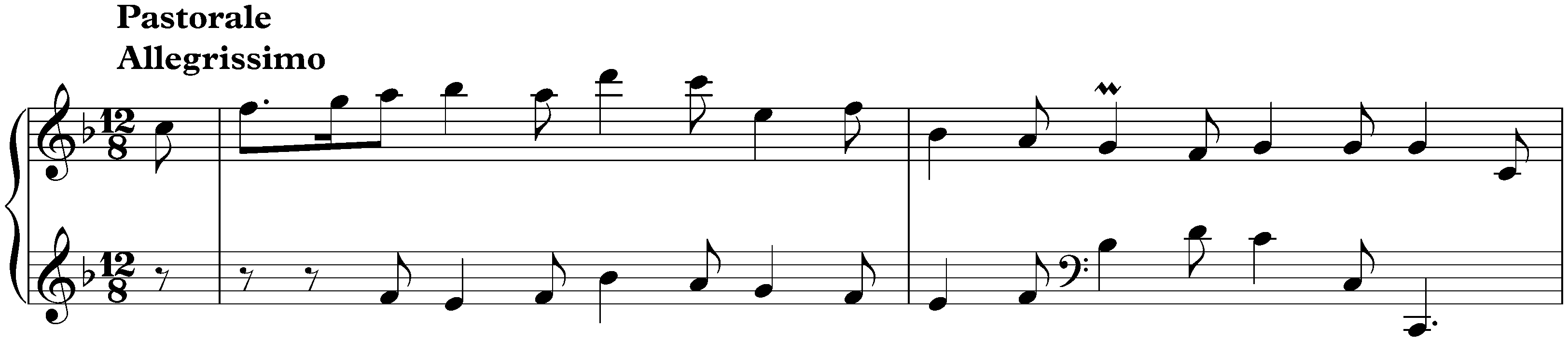 Sonata in F major, K. 446